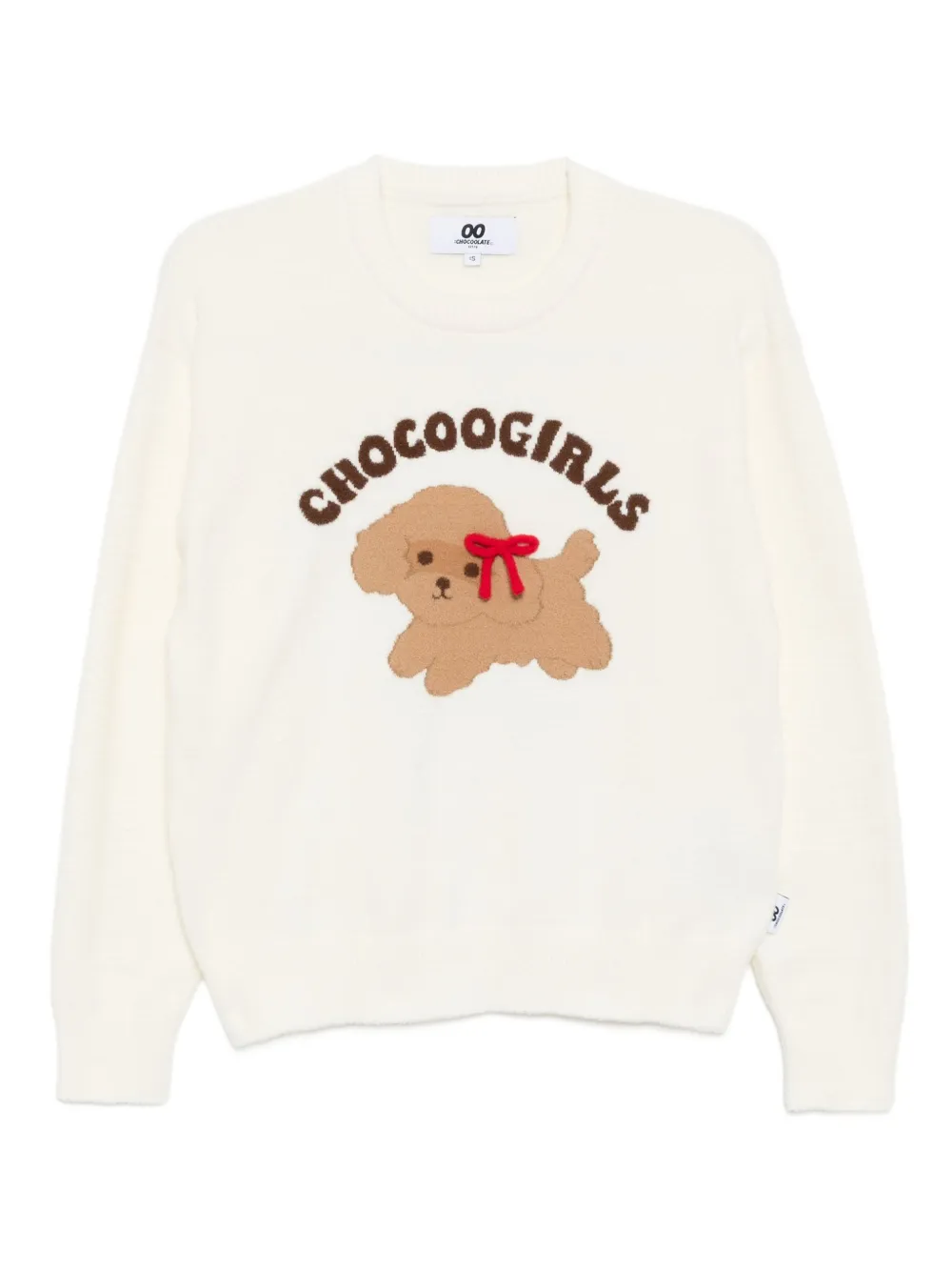 CHOCOOLATE puupy-print jumper | Neutrals | Image 1