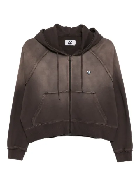 izzue logo-plaque hoodie