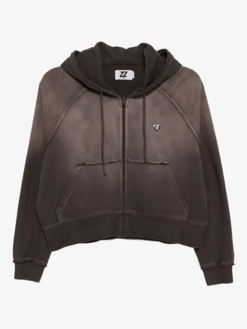 izzue logo-plaque hoodie