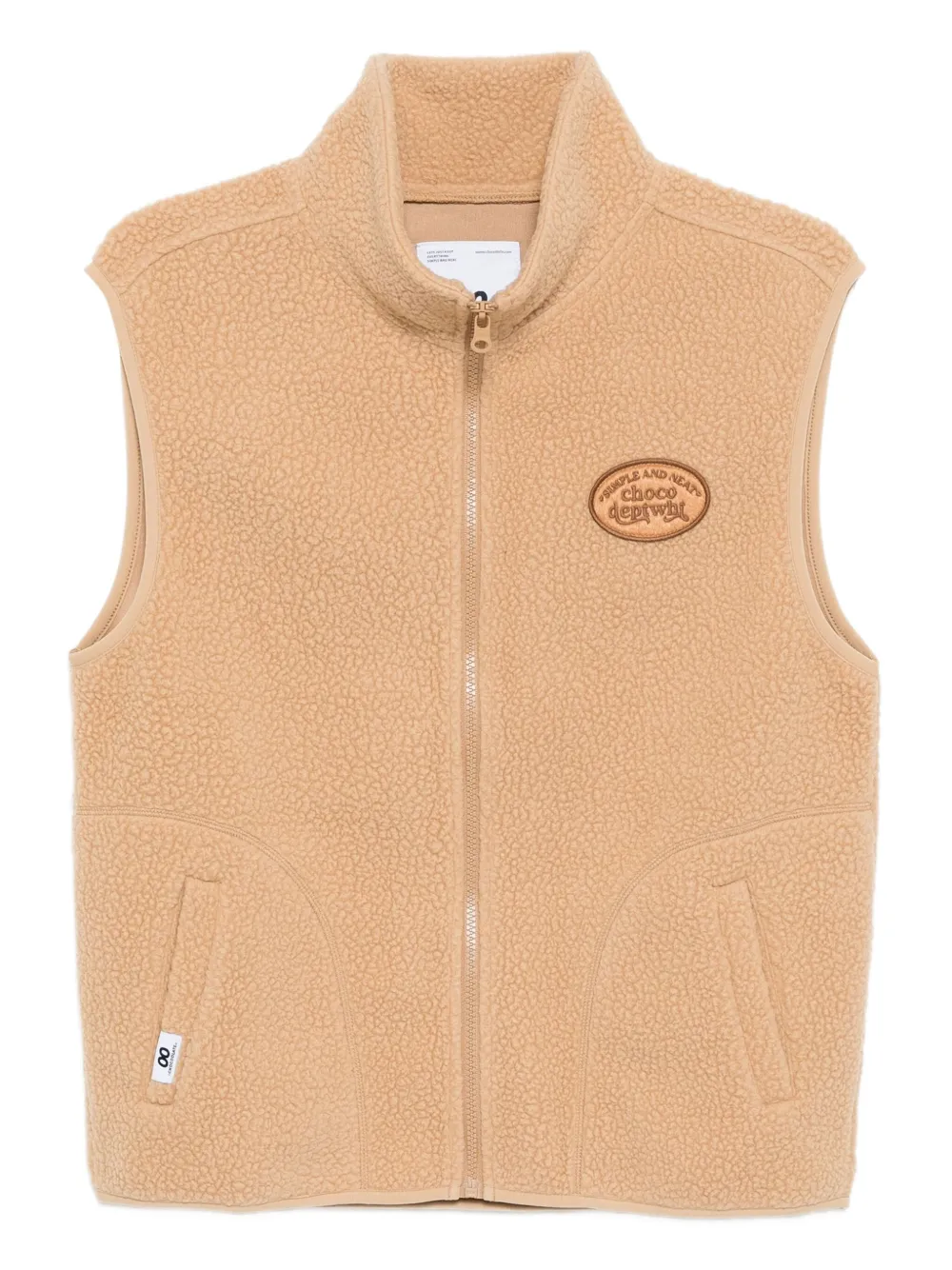 CHOCOOLATE logo-embroidered gilet | Neutrals | Image 1
