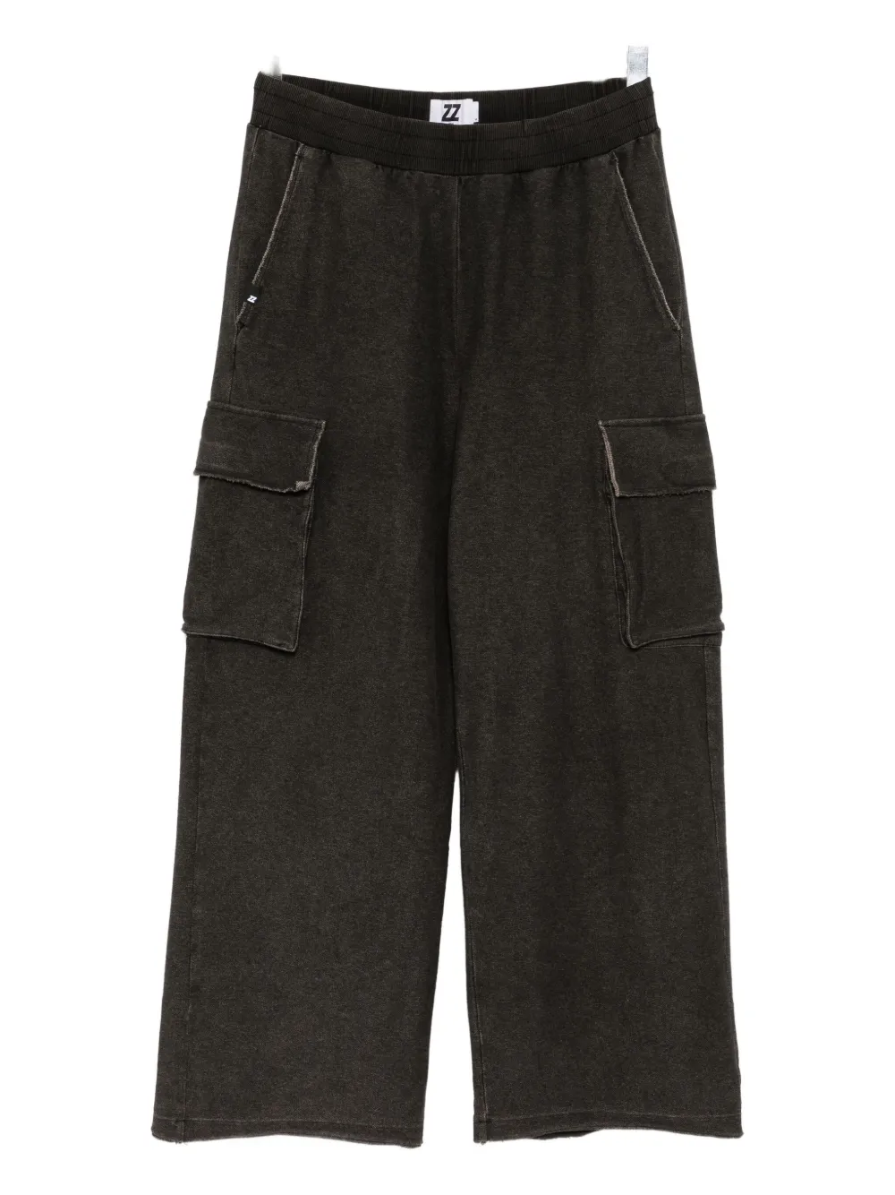 Izzue Logo-patch Trosuers In Black