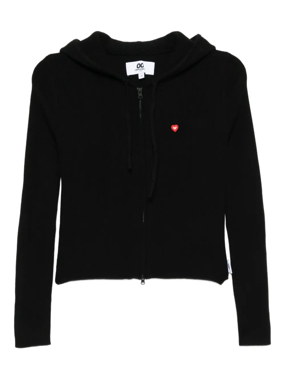 CHOCOOLATE logo-patched hoodie | Black | Image 1