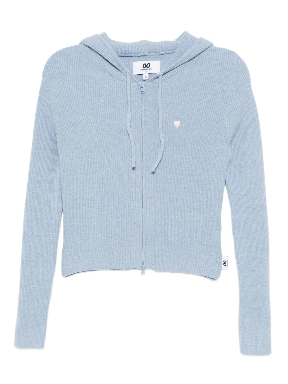 CHOCOOLATE logo-patched hoodie | Blue | Image 1