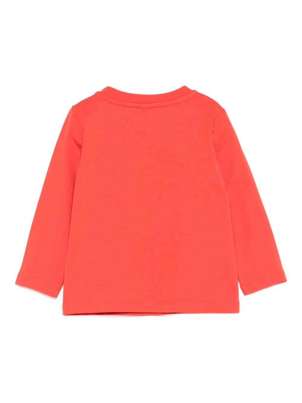 Stella Mccartney Santa-print Long-sleeve T-shirt In Red