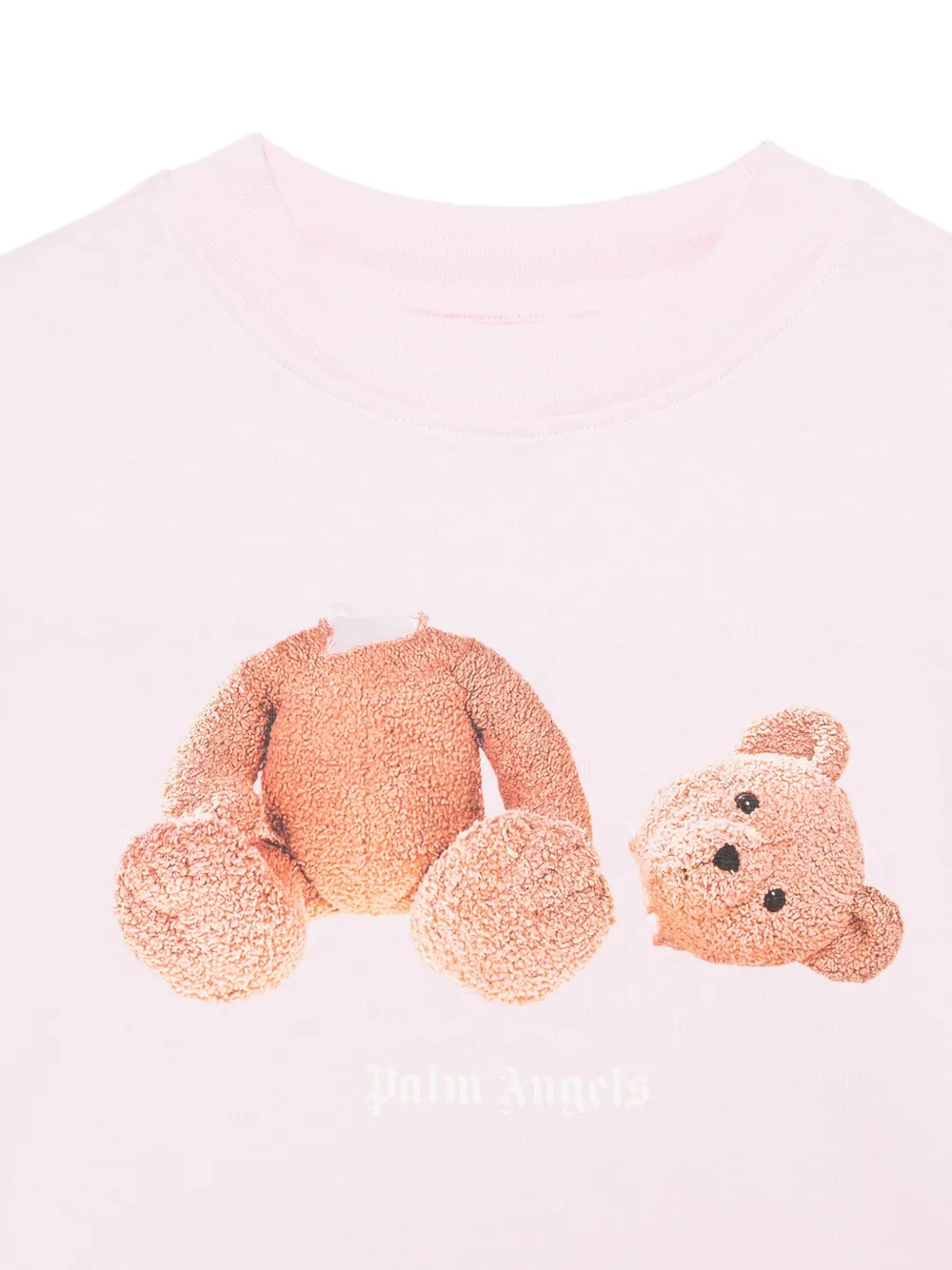 Palm Angels Kids T-shirt met teddybeerprint Roze