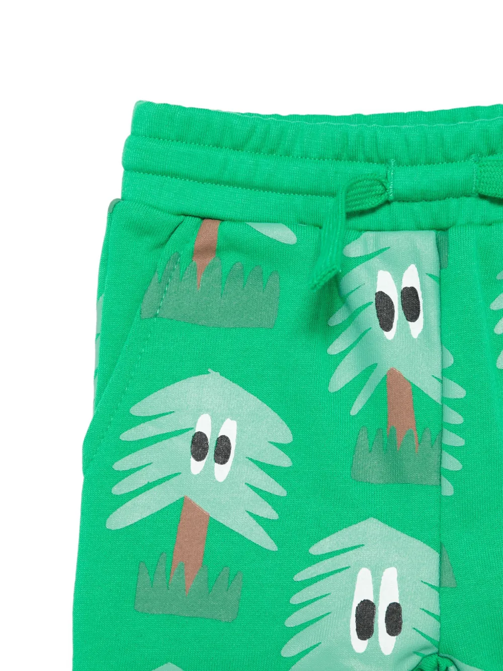 Stella Mccartney Tree-print Drawstring Trousers In Green