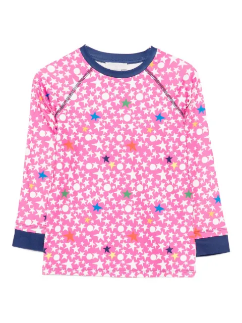 Stella McCartney Kids star-print raglan top