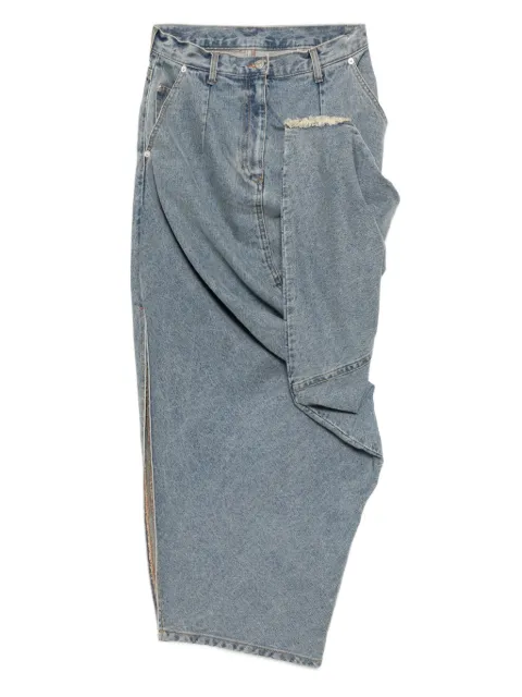 Moohong asymmetric skirt