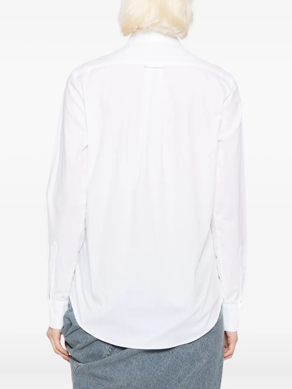 Moohong Twisted Shirt In White