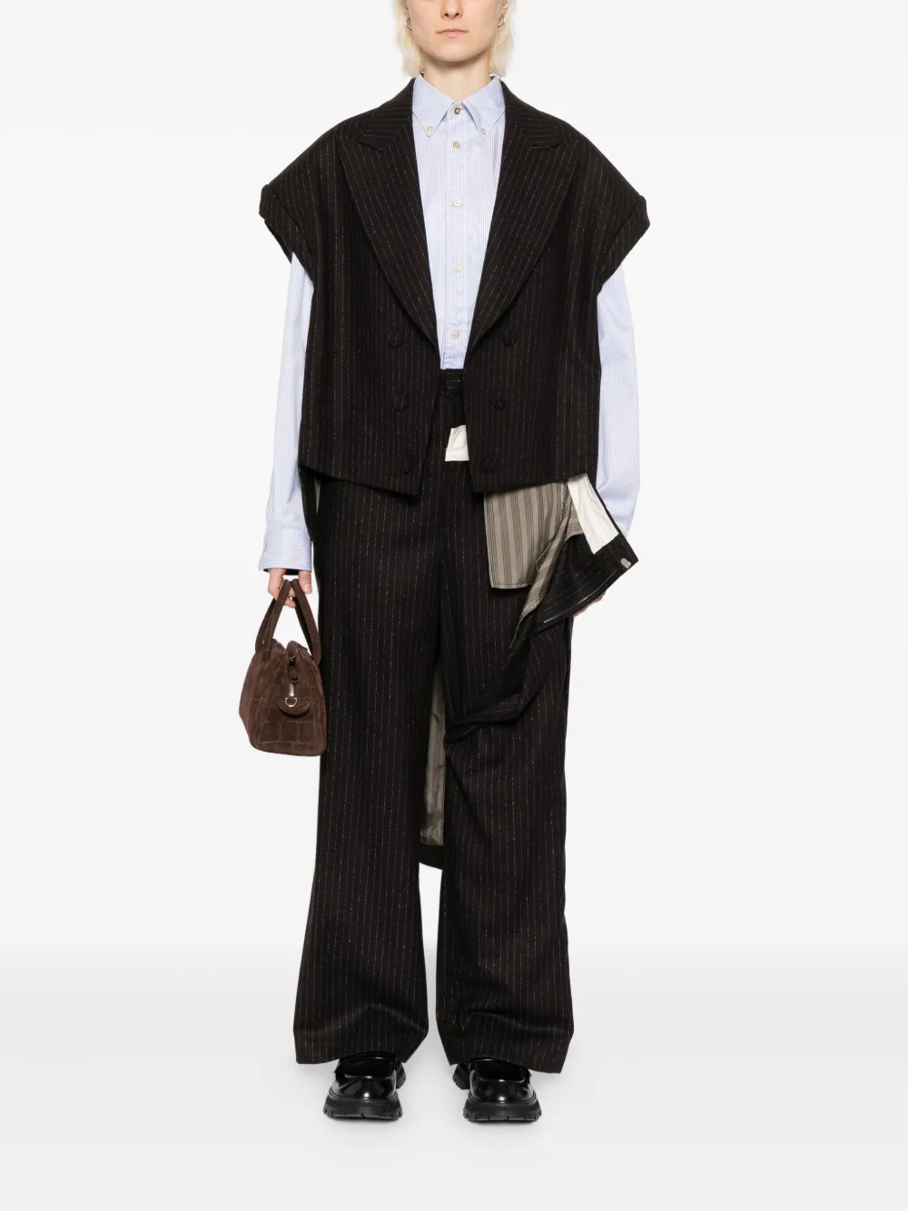 Moohong asymmetric vest | Oversized Jackets | Image 2