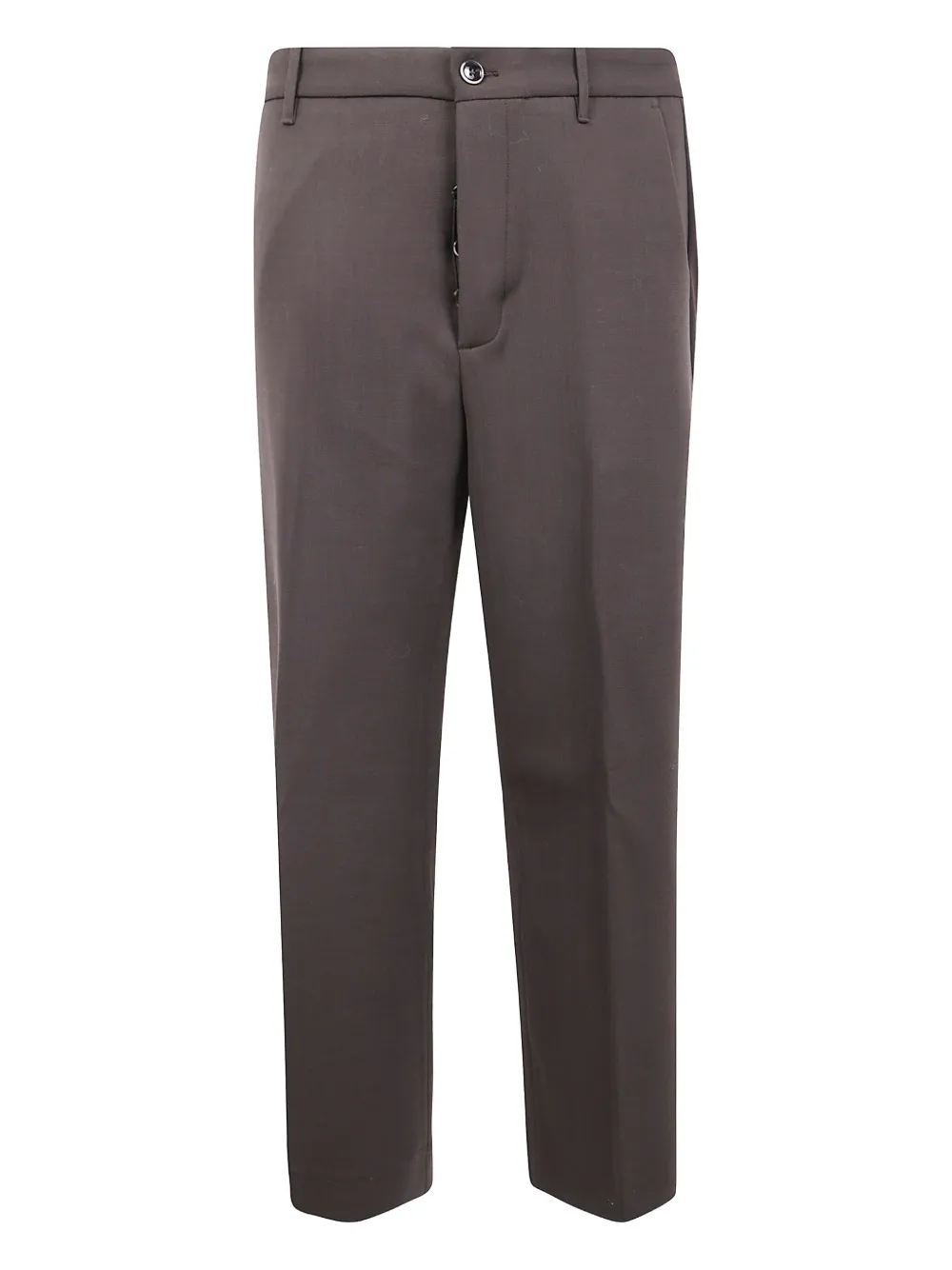 Nine In The Morning button-fastening wool trousers | Brown | Image 1