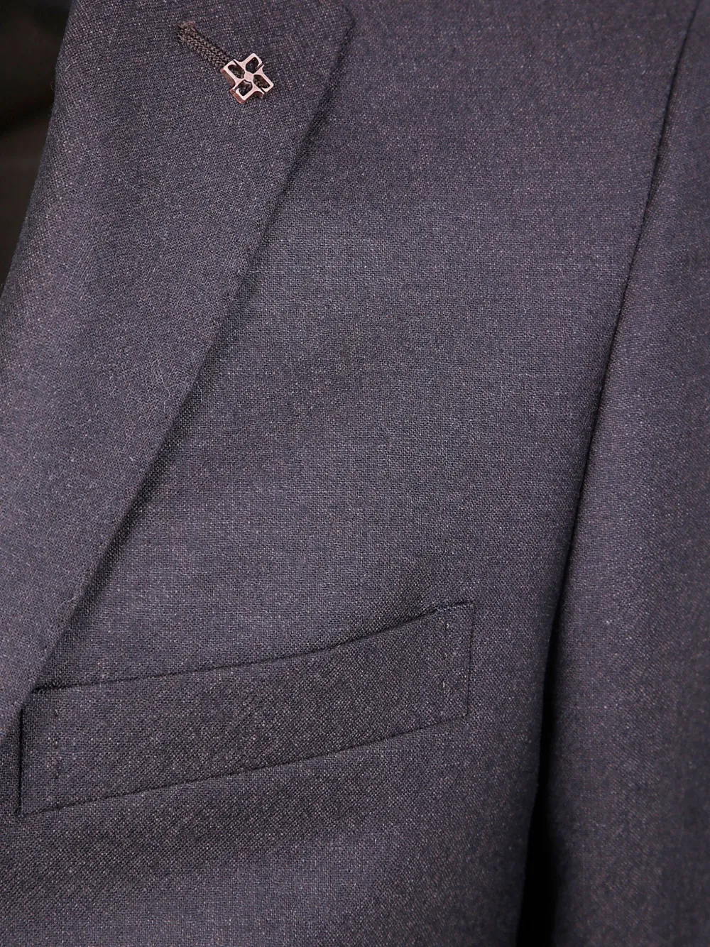 Tagliatore Two-button Wool Blazer In Brown