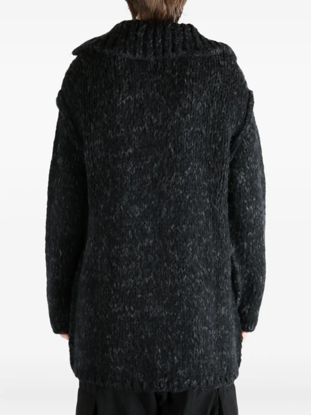 Yohji Yamamoto Jas met knopen Grijs
