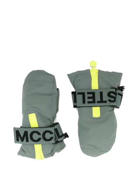 Stella McCartney Kids strap-fastening mittens
