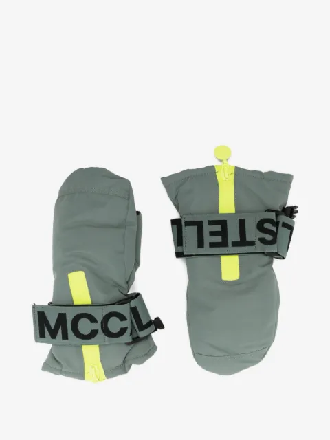 Stella McCartney Kids strap-fastening mittens