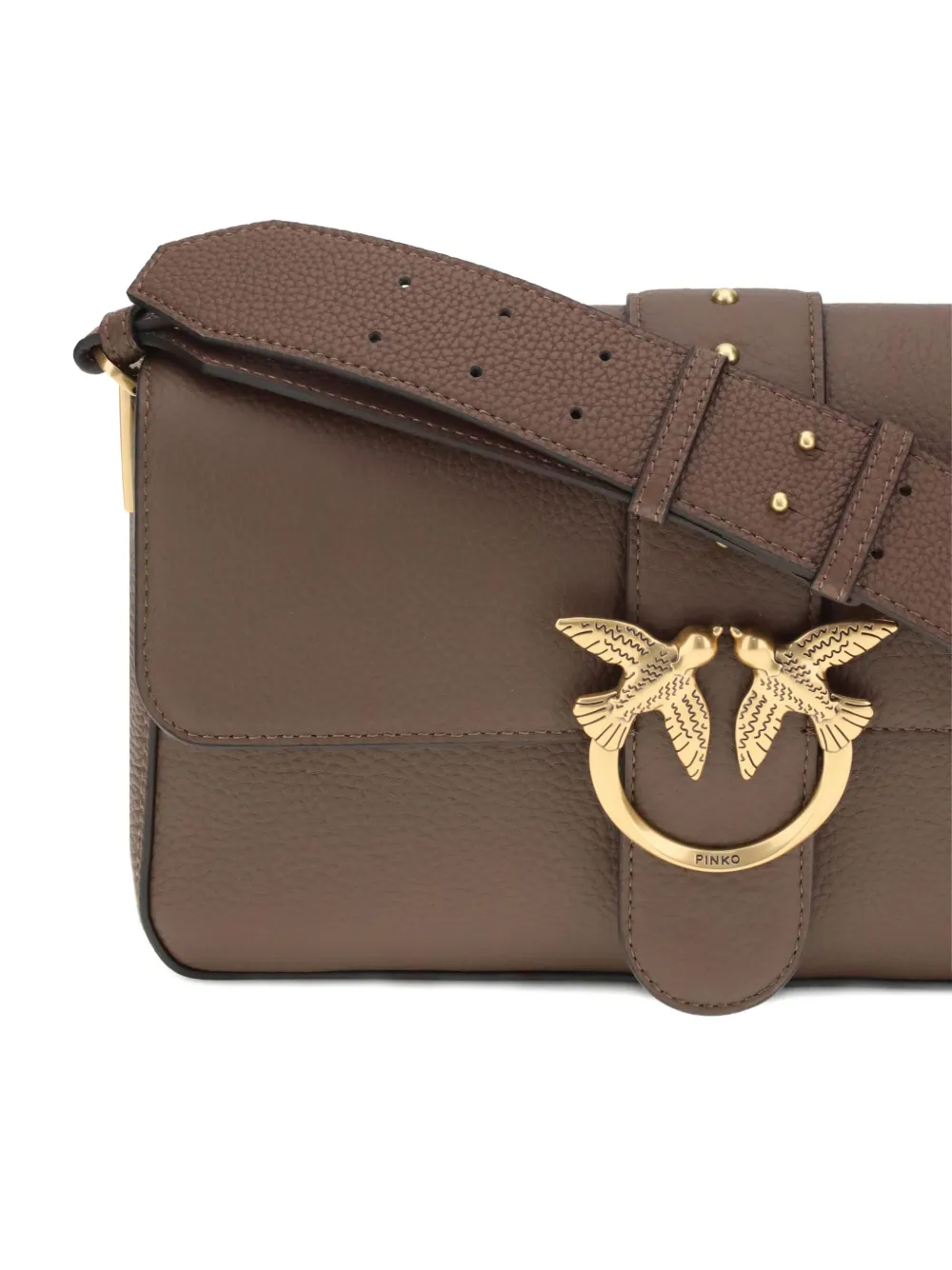 PINKO Love grote schoudertas Bruin