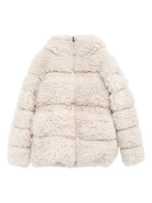 Moncler（モンクレール）ウィメンズ ファー＆ムートンジャケット