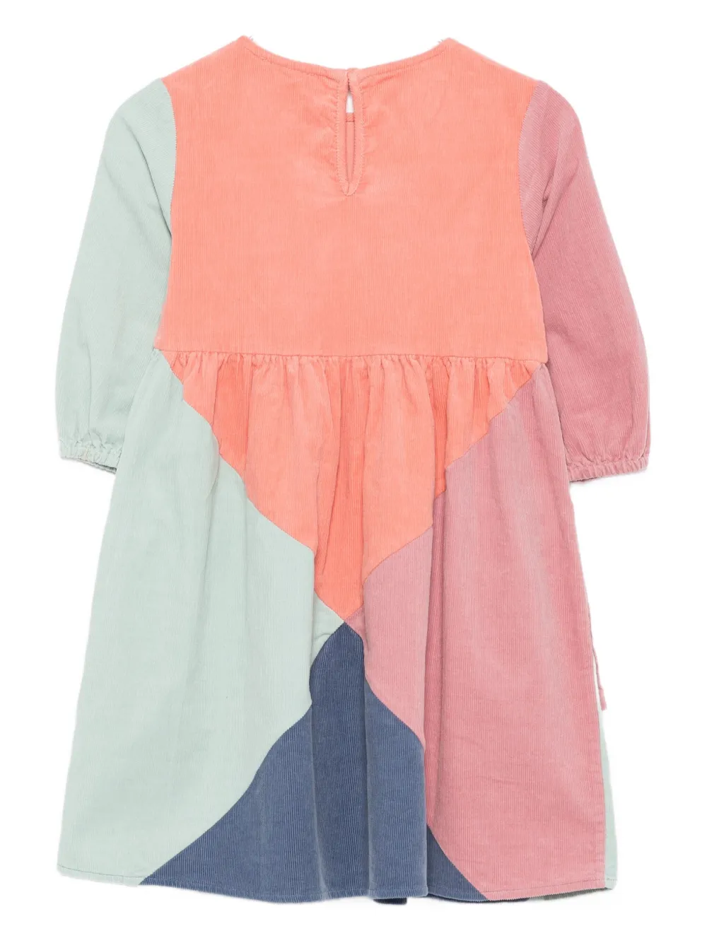 Stella McCartney Kids colour-block embroidered-pockets casual dress | Girls Casual Dresses | Image 2