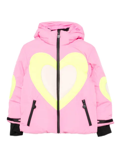 Stella McCartney Kids جاكيت منفوخ بزينة قلب