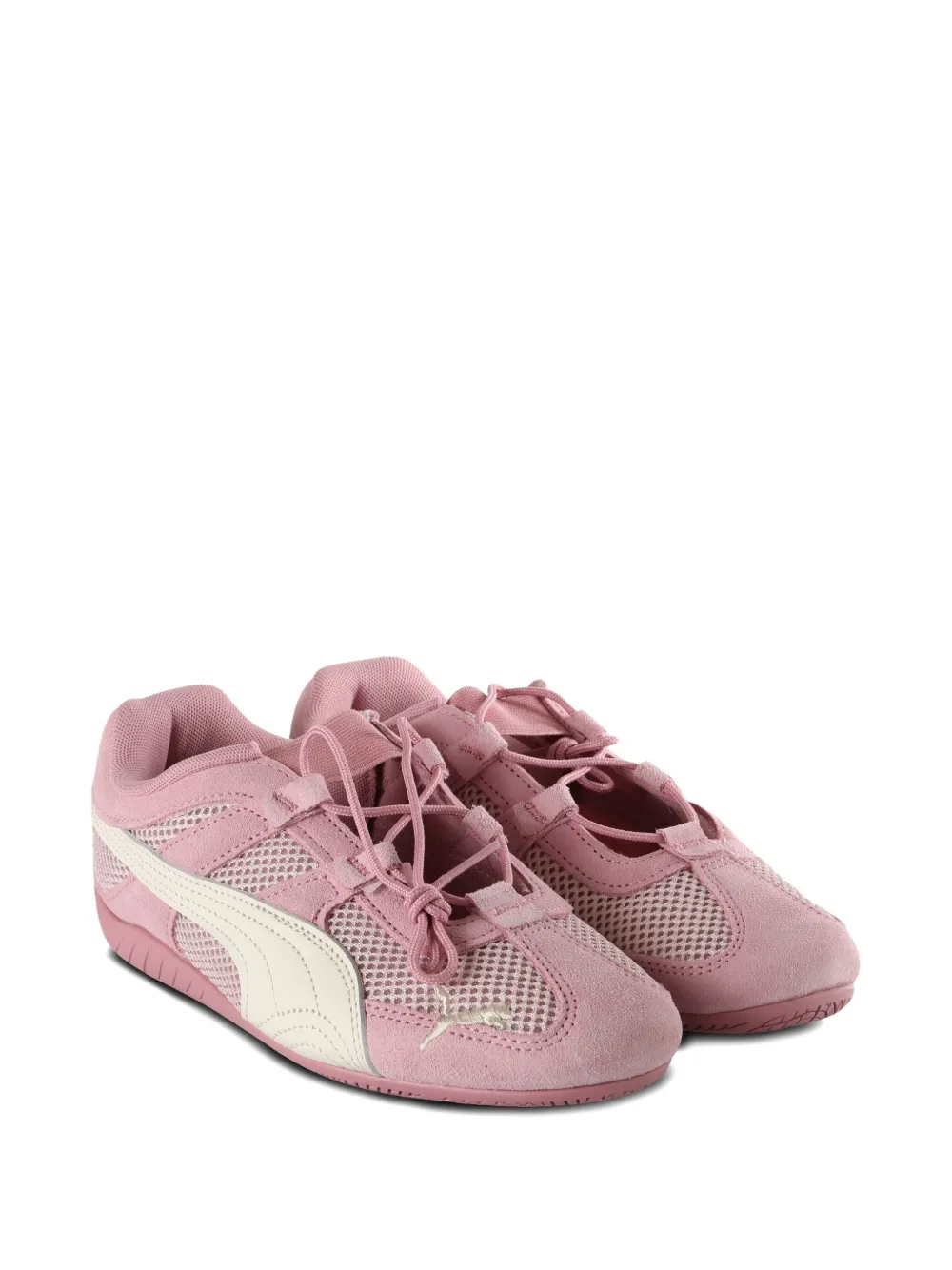 PUMA Speedcat Go mesh suede sneakers - Roze