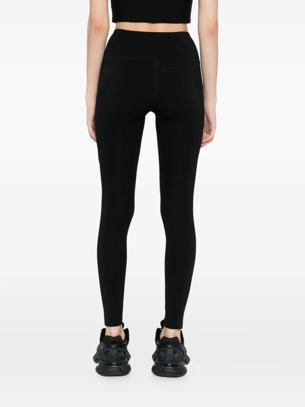 Team Wang Design Logo-printed Legging In Animal Print