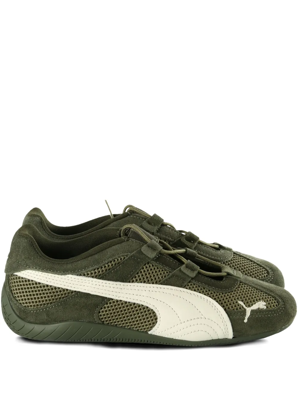 PUMA Speedcat Go suede mesh sneakers Green