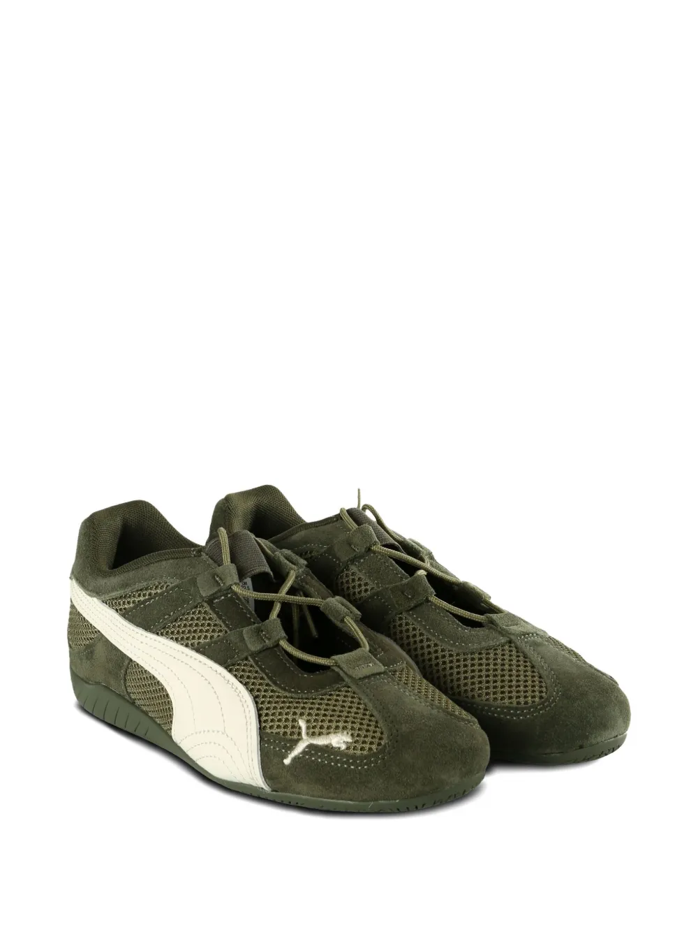 PUMA Speedcat Go suede mesh sneakers Green