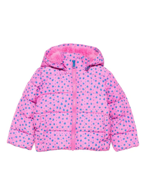 Stella McCartney Kids star-print quilted padded jacket