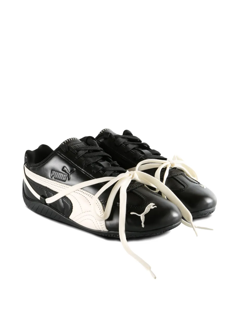 PUMA x Rosé Speedcat leather lace-up sneakers - Zwart