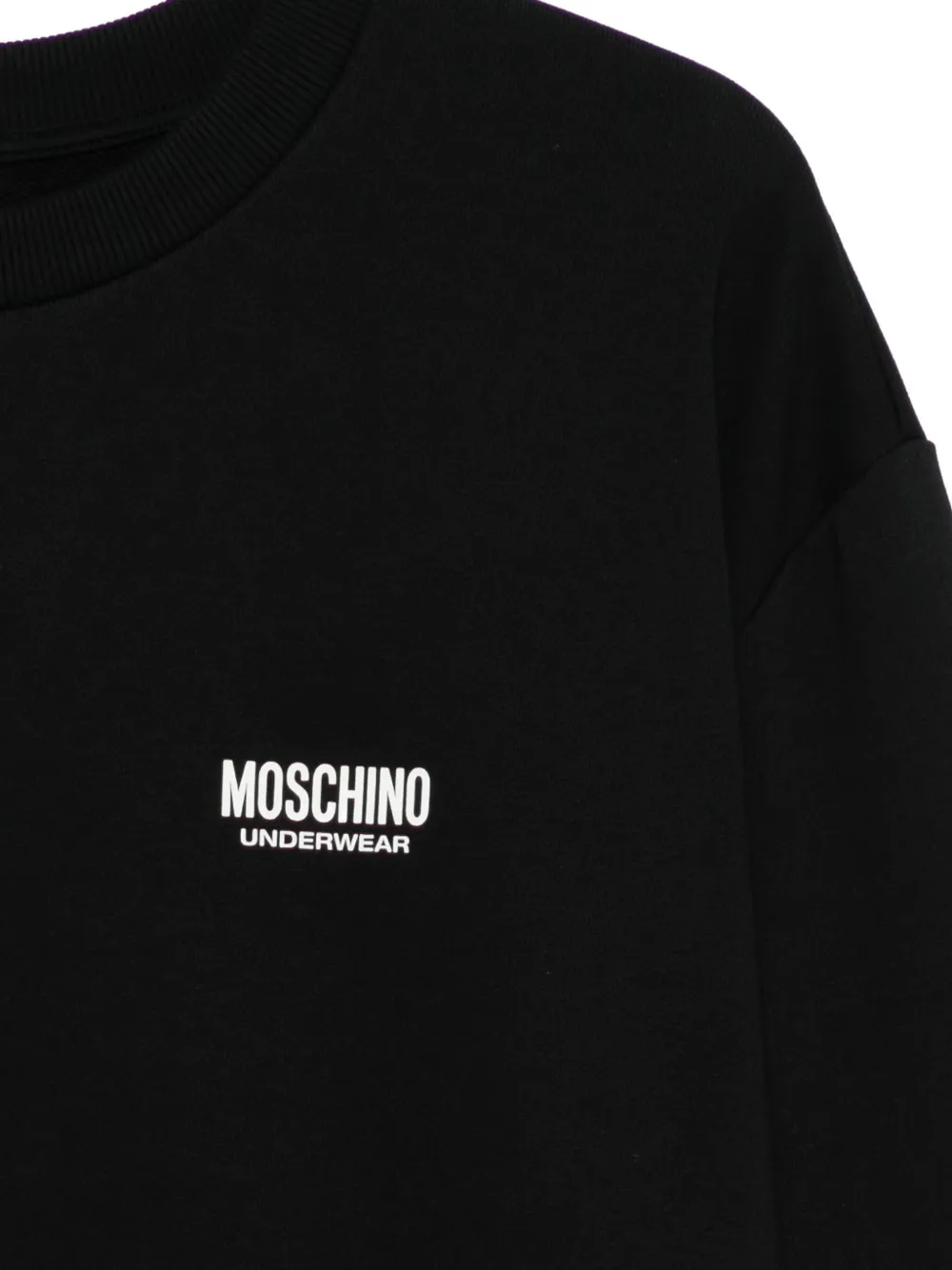 Moschino Sweater met logodetail Zwart