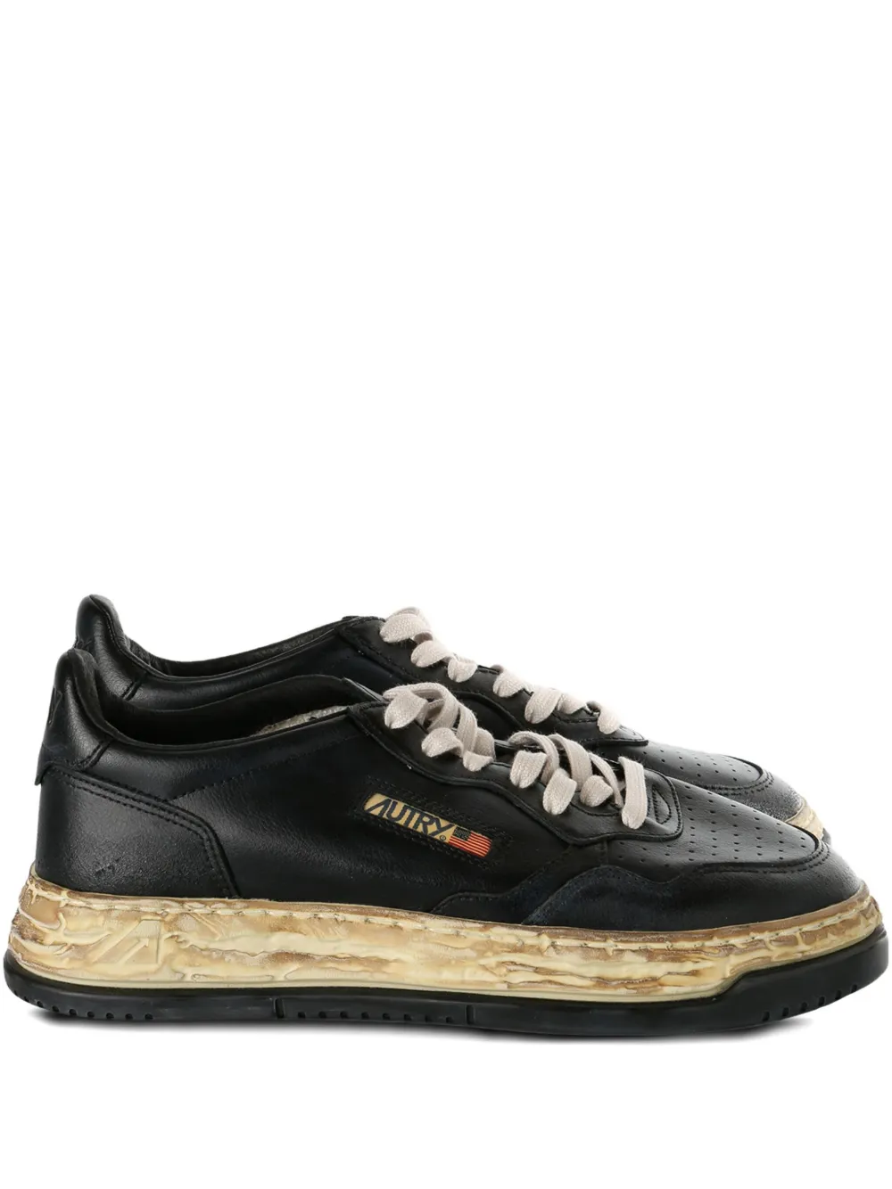 Maison MIHARA YASUHIRO x Autry leather-platform sneakers | Black | Image 1