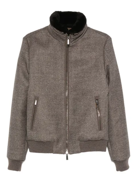 Moorer Jacke mit Shearling-Kragen