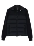 Moorer zipped padded jacket - Blue