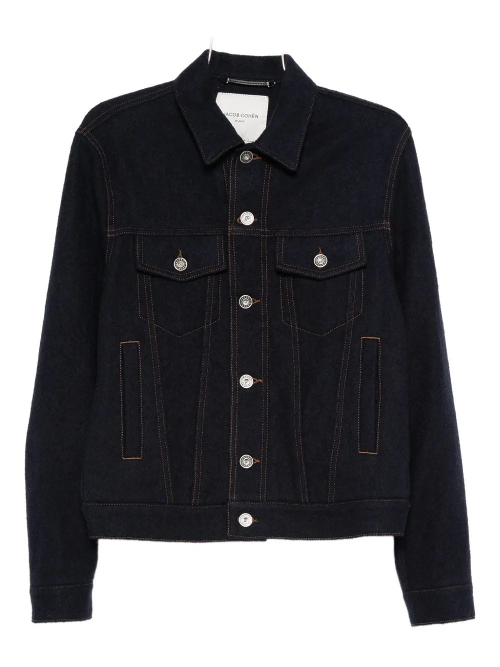 Jacob Cohën button-fastening flap-pocket denim jacket - ブルー Jacob Cohën button-fastening flap-pocket denim jacket - ブルー