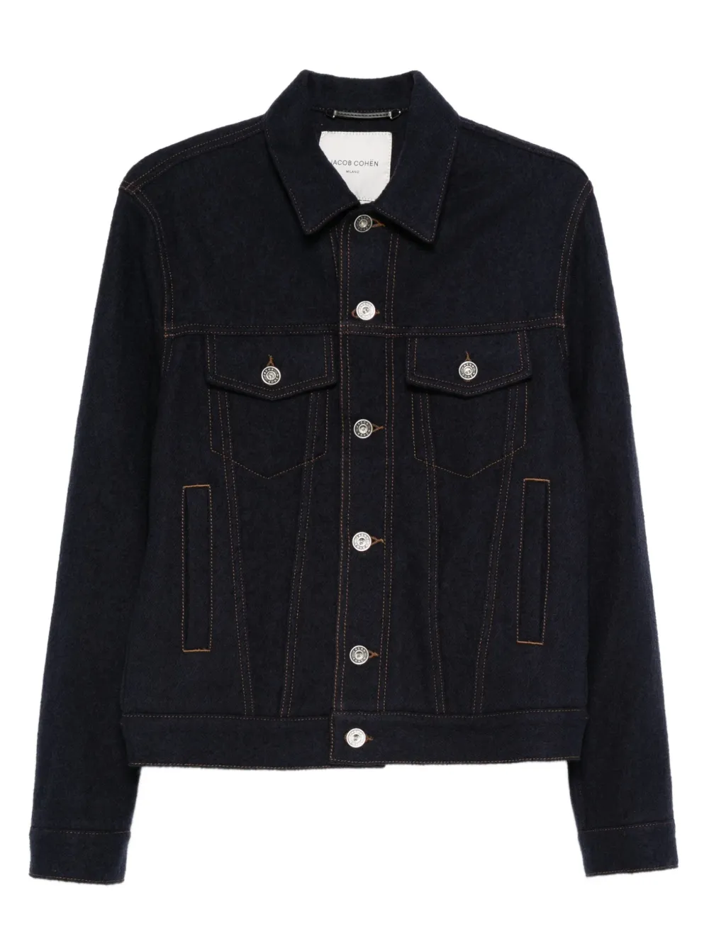 Jacob Cohën button-fastening flap-pocket denim jacket | Blue | Image 1