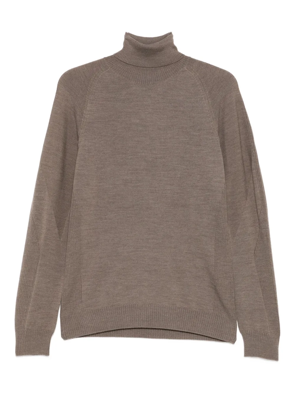 Sease turtleneck ribbed-panel sweater | Brown | Image 1