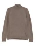 Sease turtleneck ribbed-panel sweater - Brown