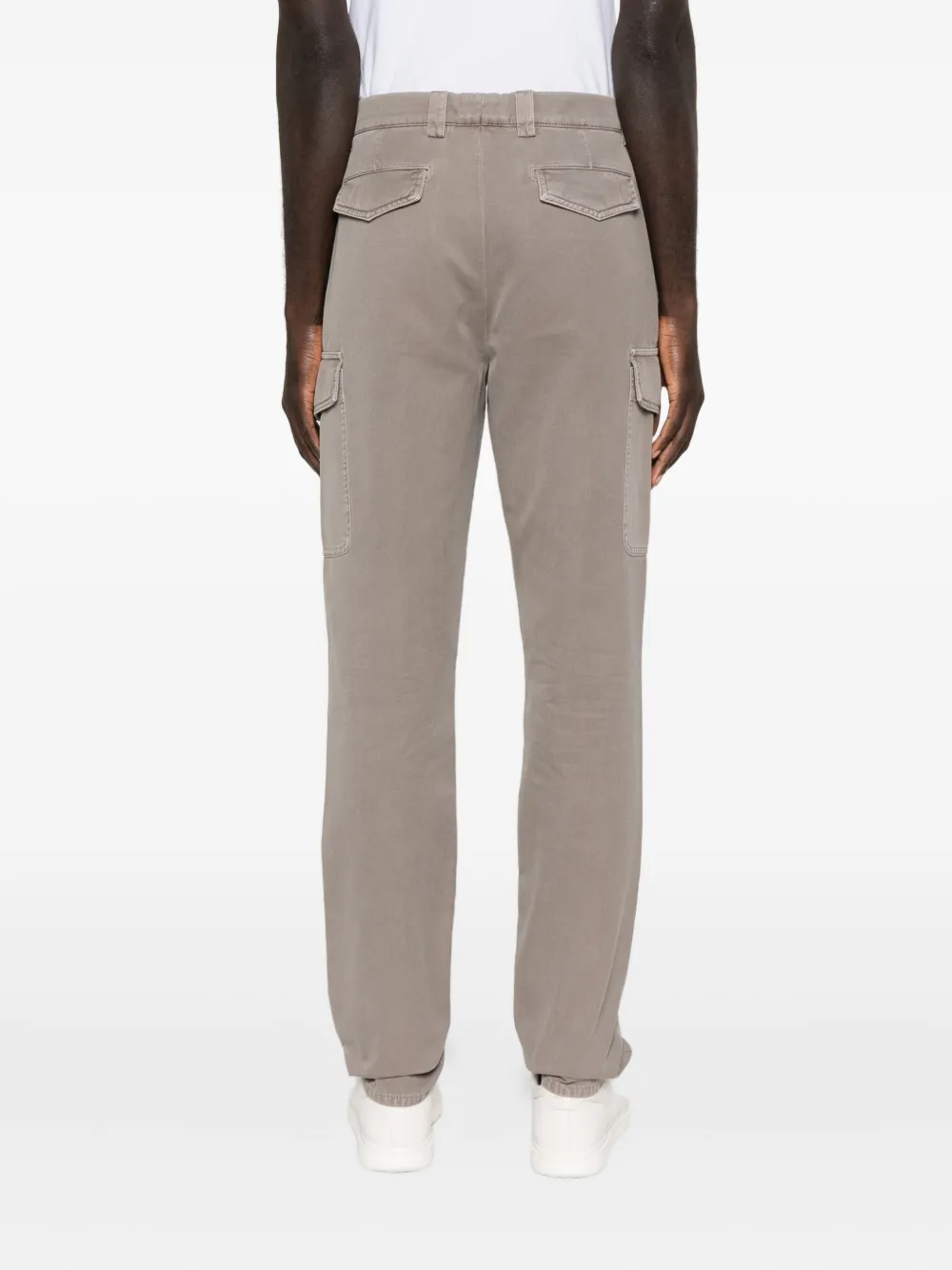 Brunello Cucinelli Cargo Pocket Trousers In Gray