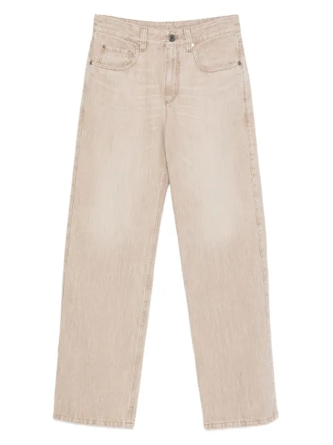 Brunello Cucinelli jeans con efecto lavado