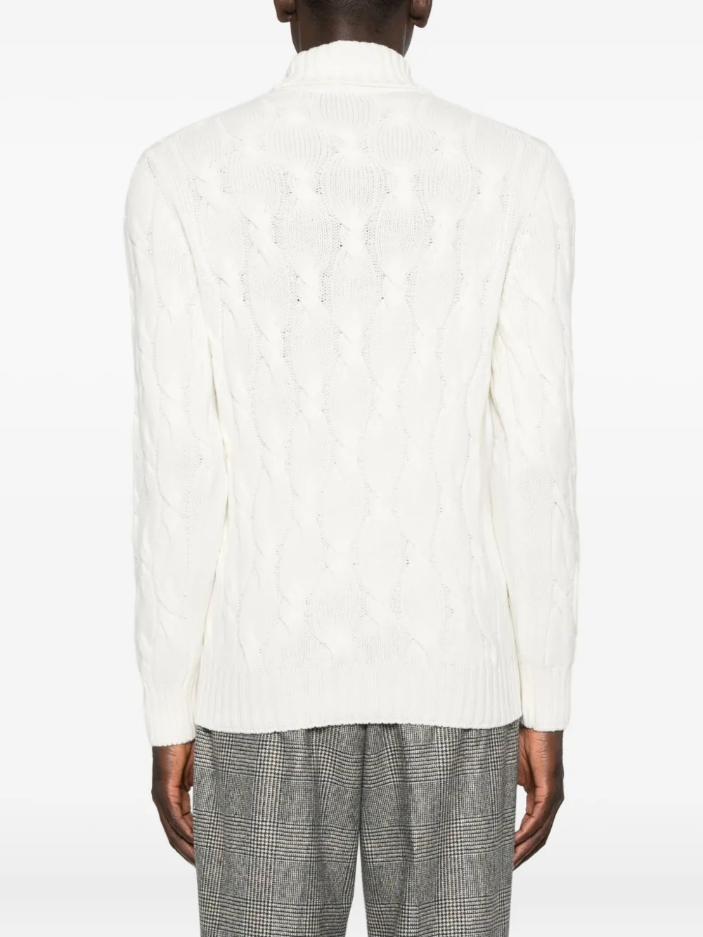 Barba Napoli Barba Turtle Neck Sweater Clothing In White