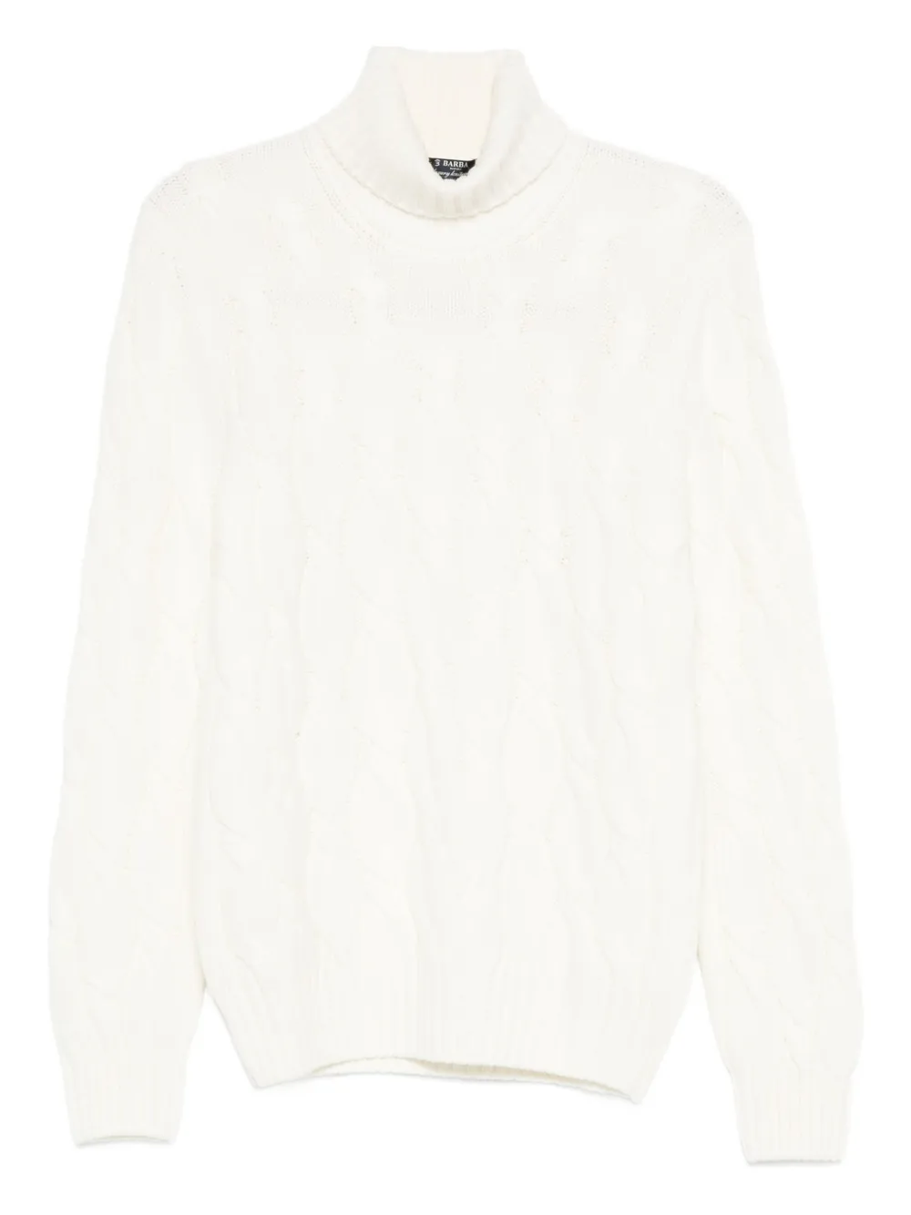 Barba cable-knit sweater - ニュートラル Barba cable-knit sweater - ニュートラル