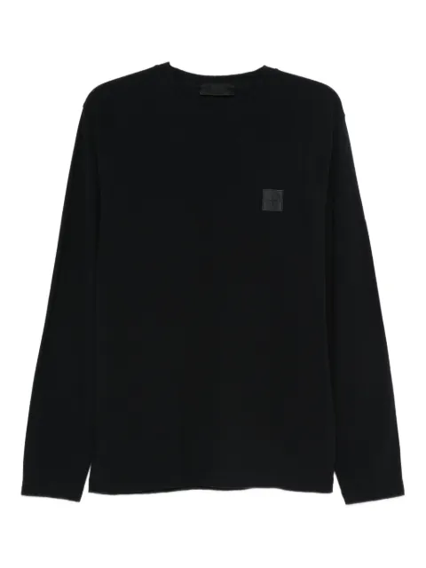 Stone Island logo-patch long-sleeve t-shirt