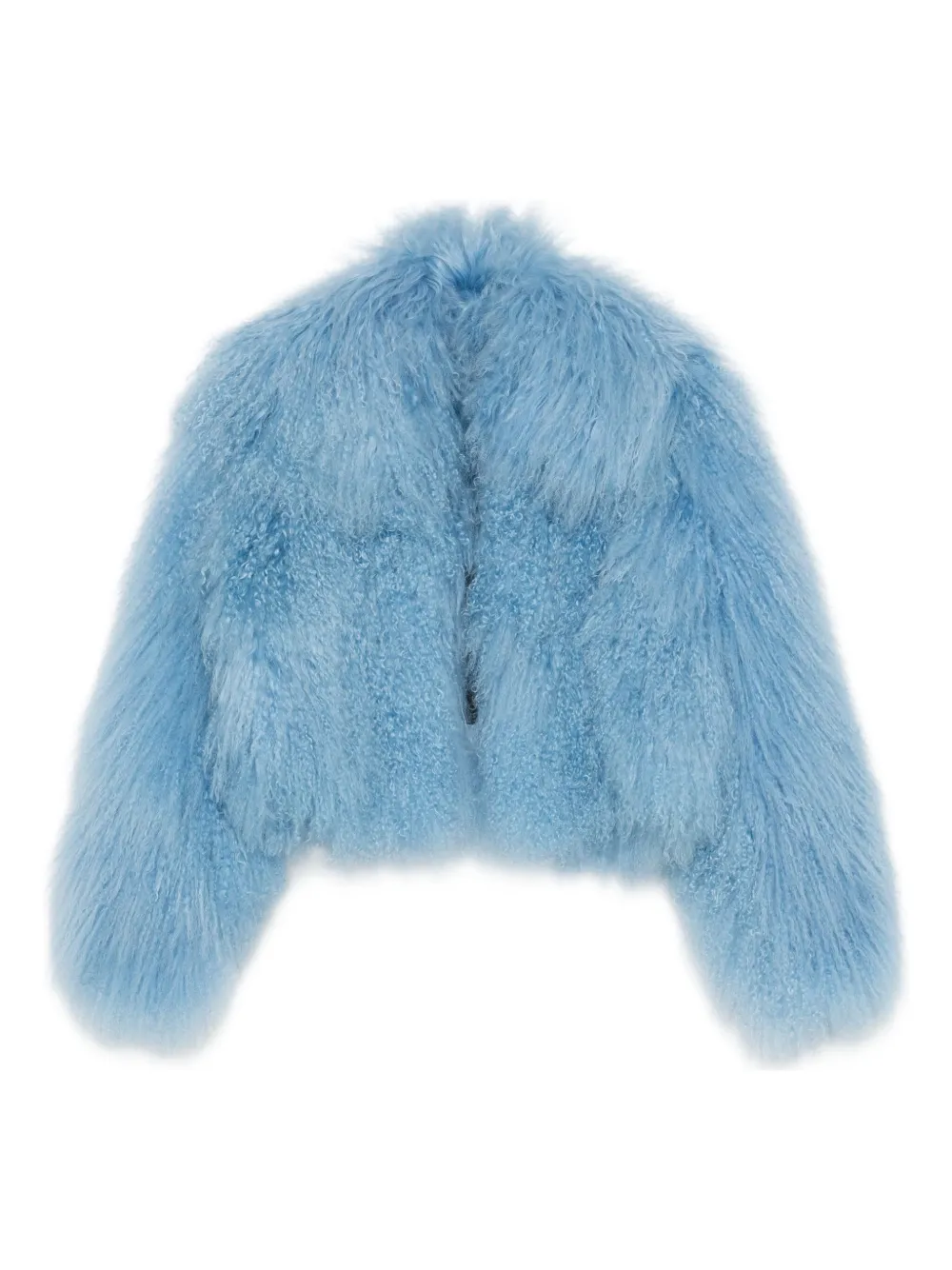 Numerootto Charlie fur jacket | Blue | Image 1