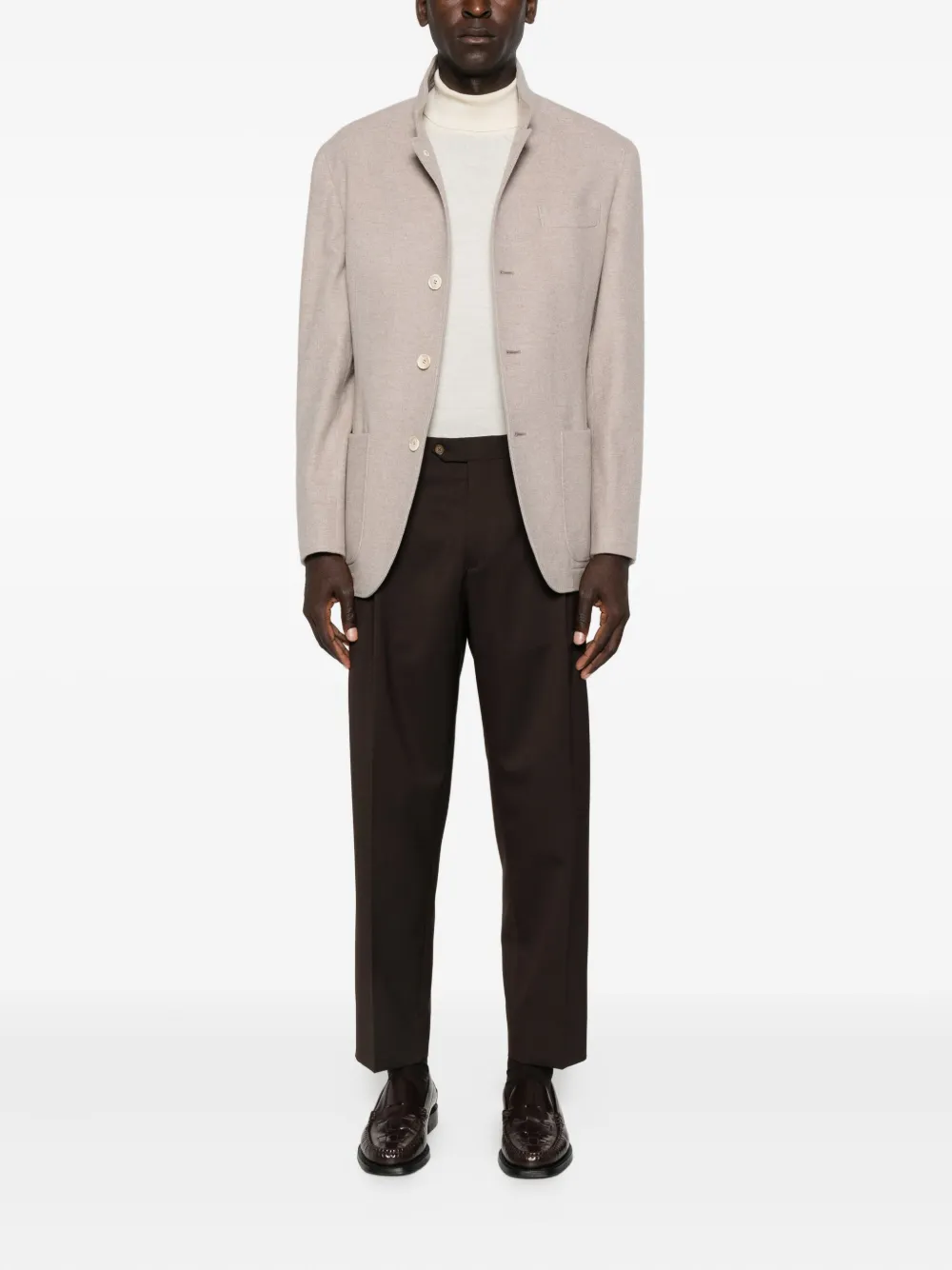 Brunello Cucinelli cashmere single-breasted blazer | Blazers | Image 2