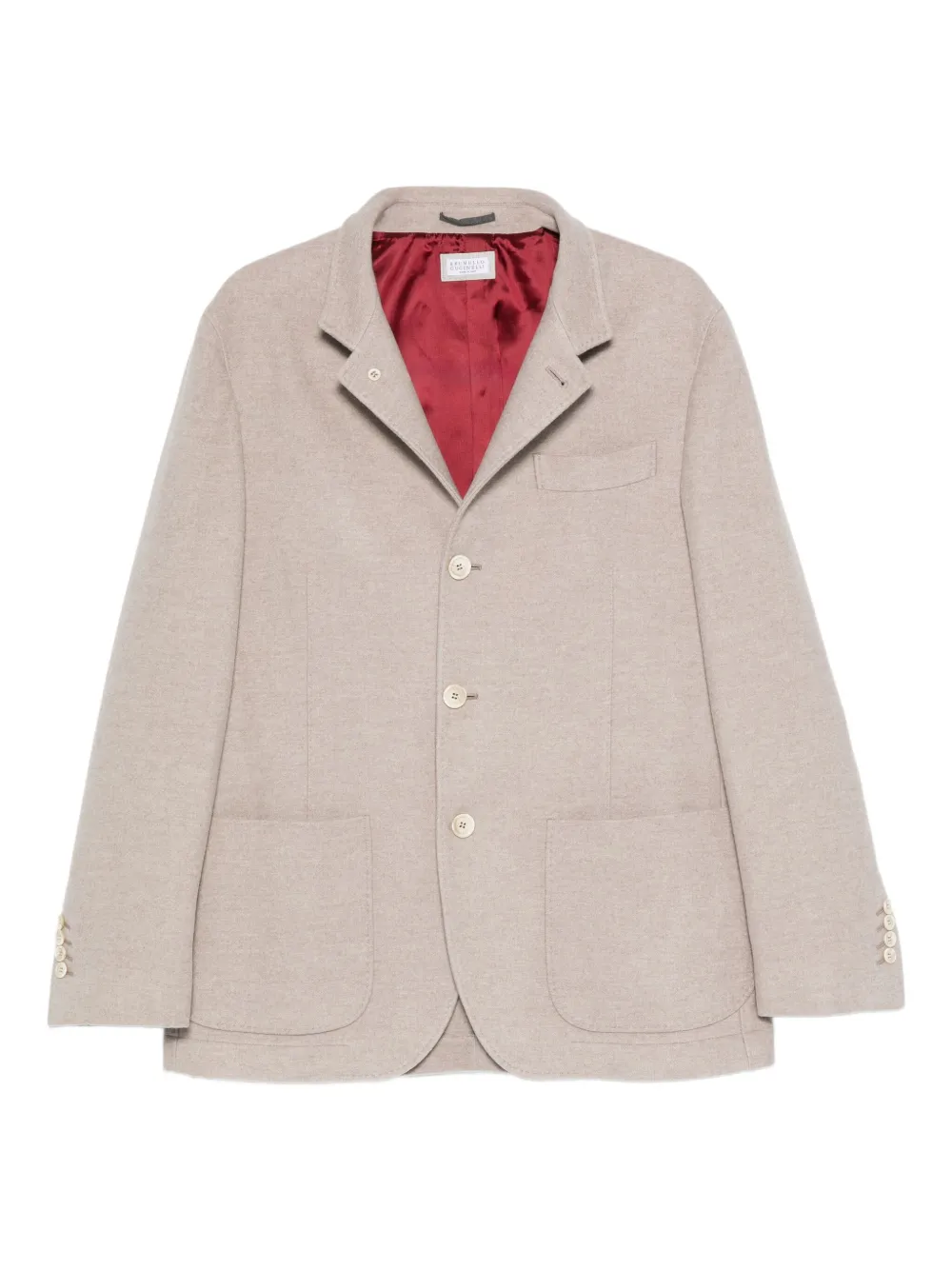 Brunello Cucinelli cashmere single-breasted blazer - ニュートラル Brunello Cucinelli cashmere single-breasted blazer - ニュートラル