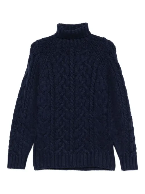 Pull torsadé à col roulé - Brunello Cucinelli - Modalova