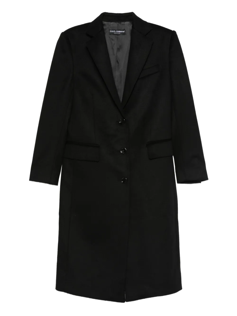 Dolce & Gabbana single-breasted coat | Black | Image 1