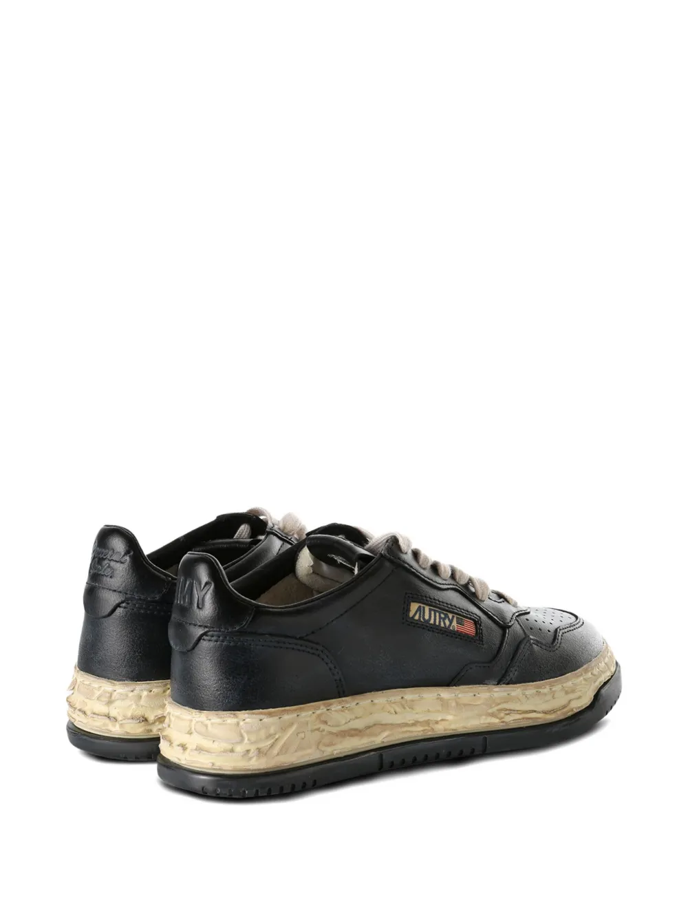 Maison MIHARA YASUHIRO x Autry leather sneakers Black