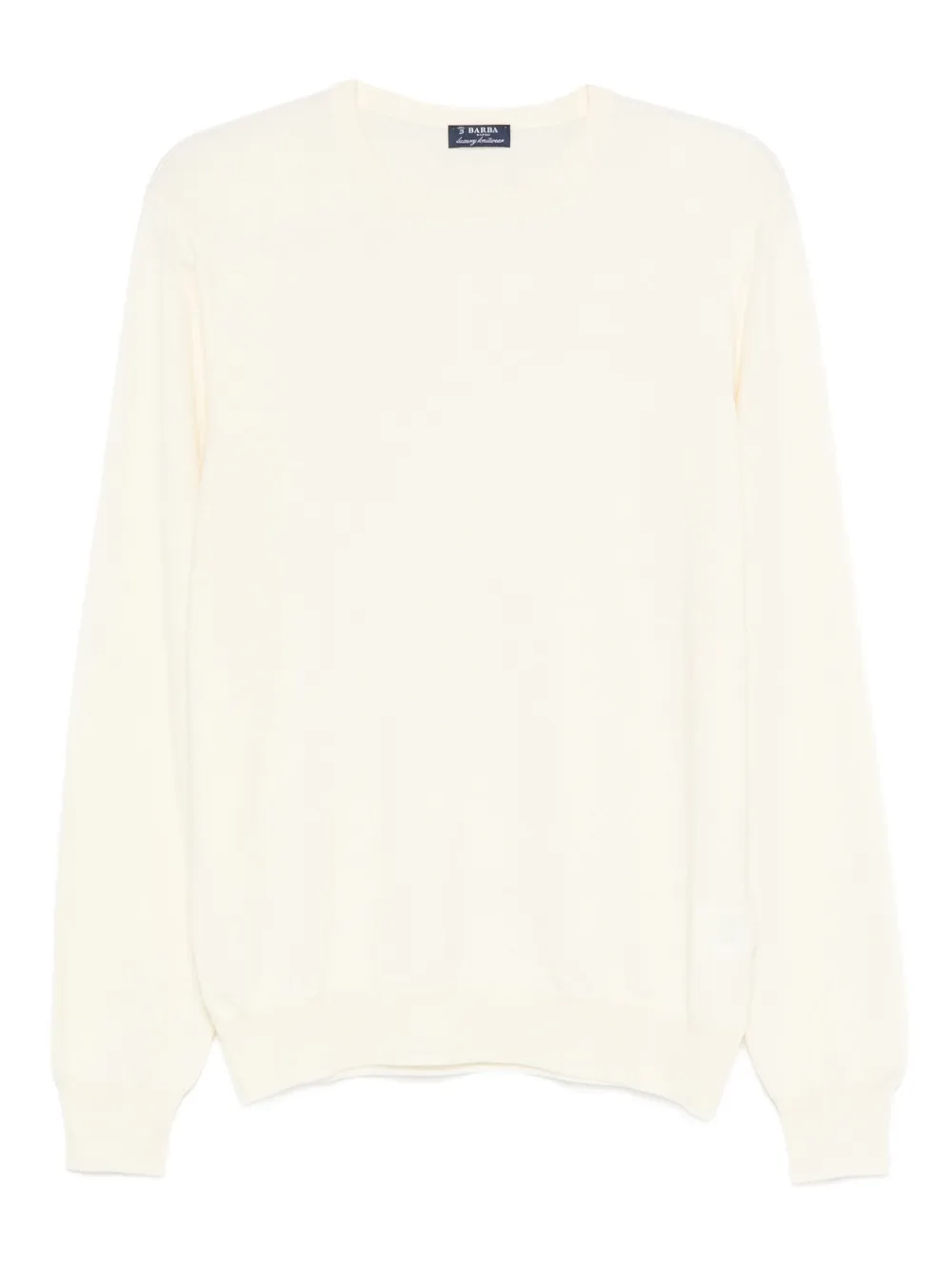 Barba crew-neck sweater | White | Image 1