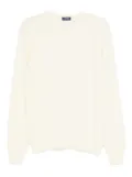 Barba crew-neck sweater - White